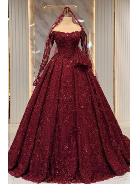 Bordo,Lez Dantelli Kınalık